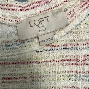LOFT Colorful Knit Dress